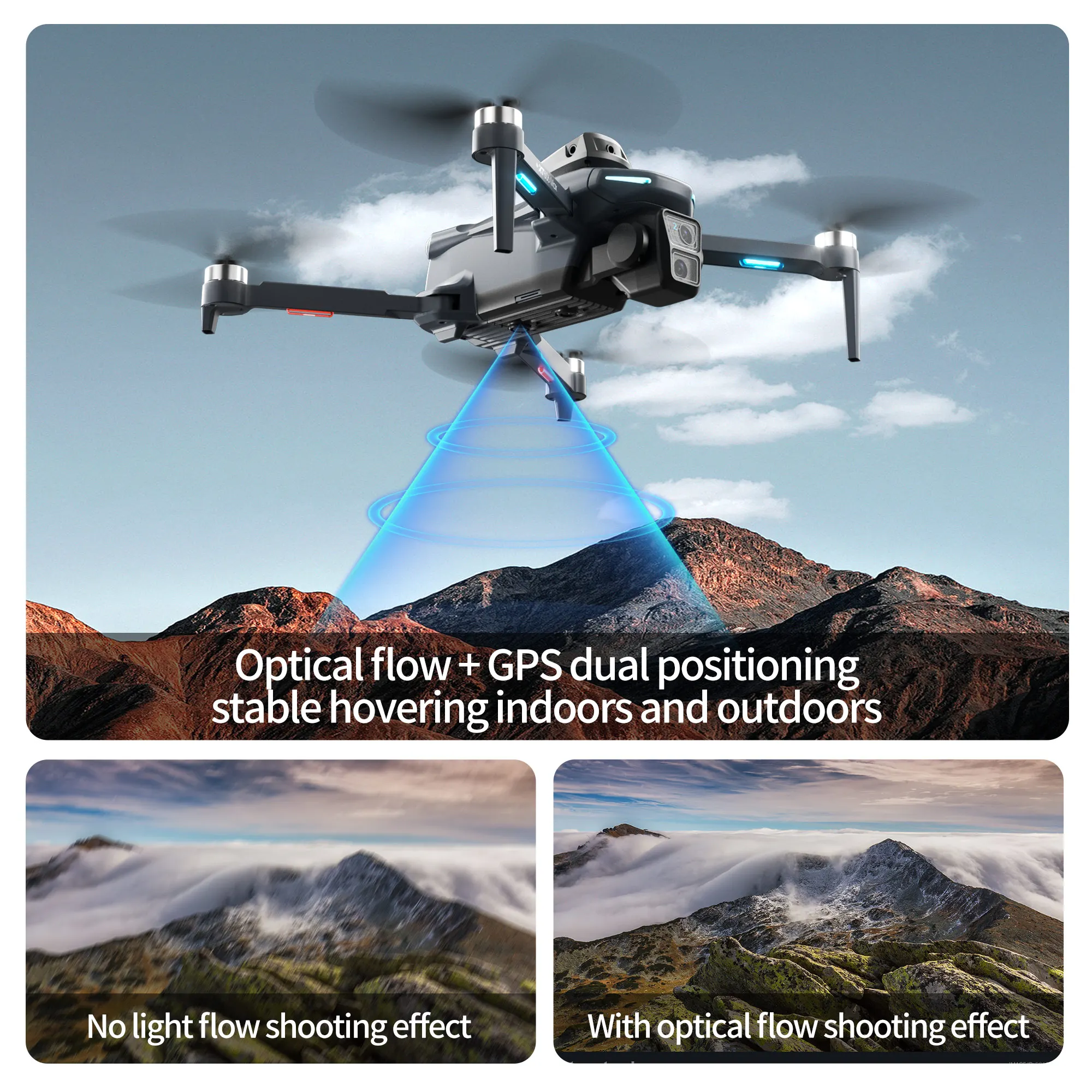Оригинальный дрон XT606 MAX с  – обзор и цена Drone Gps Mount