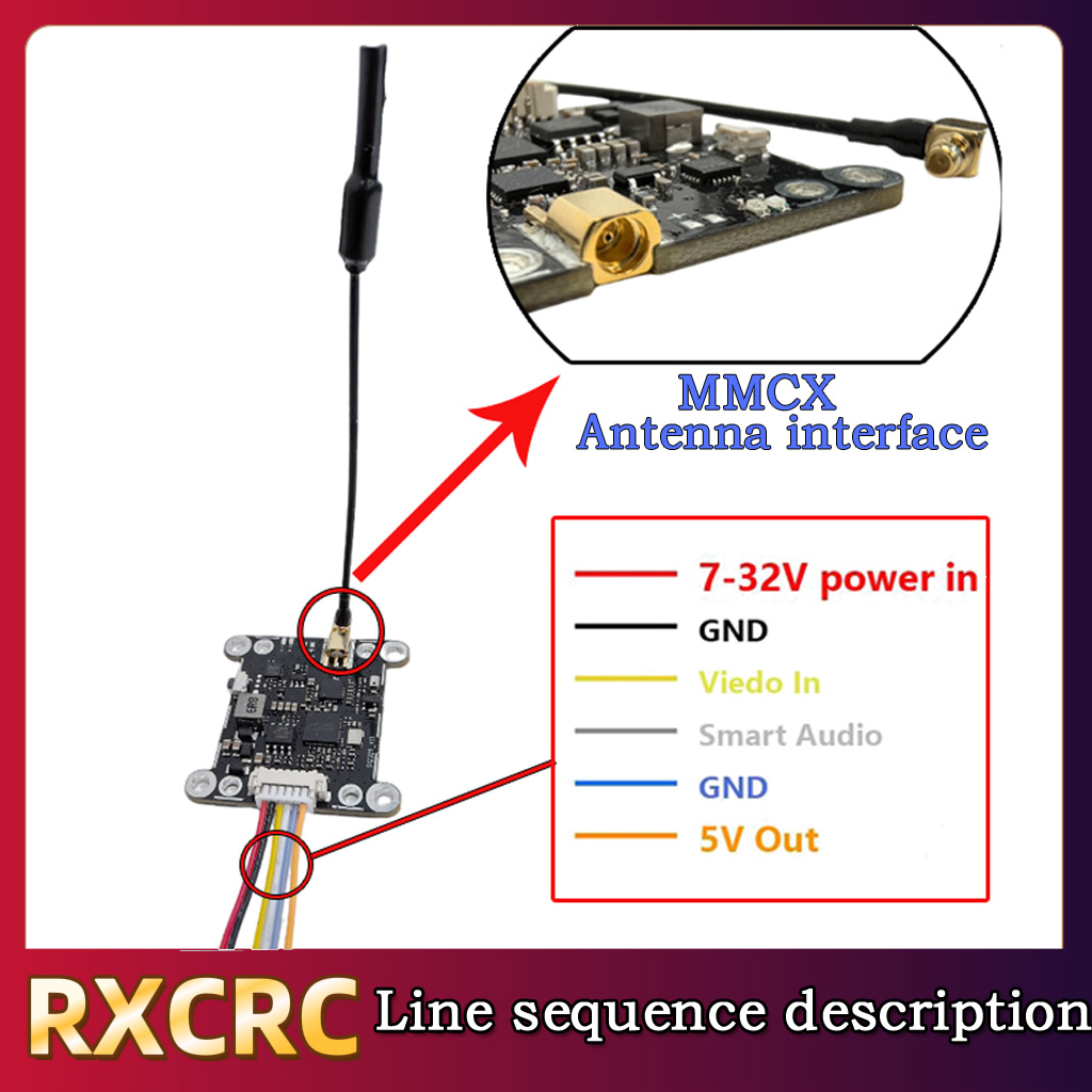 RXCRC 5,8G модуль 48 каналов 1 – обзор и цена Drone Camera